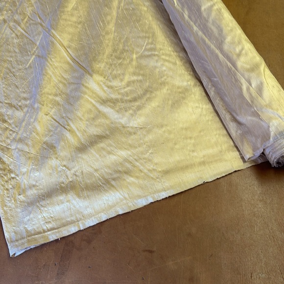 10 yds beige/tan shantung silk